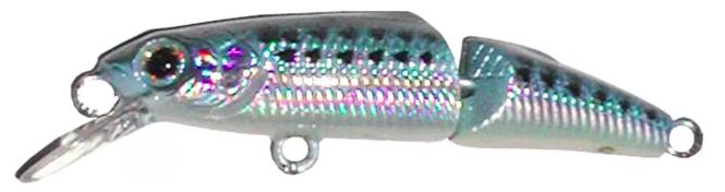 Jointed Sprat 4cm 2g Spotty Blue Holo