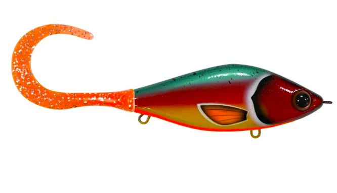 Guppie 11cm 70g Hot Parrot UVB Orange Glitter