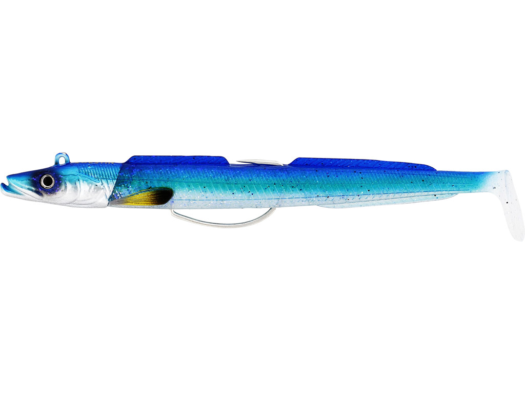 Sandy Andy weedless jig 13cm 23g sinking spanish blue