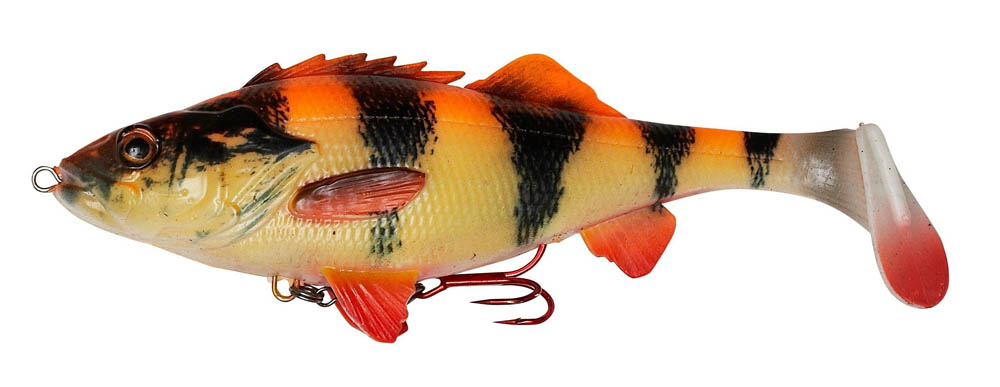 SG 4D Perch Shad 12.5cm Albino