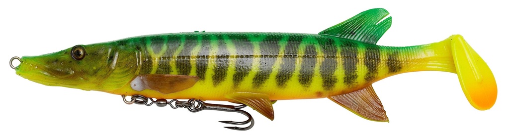 SG 4D Pike Shad 20cm Firetiger