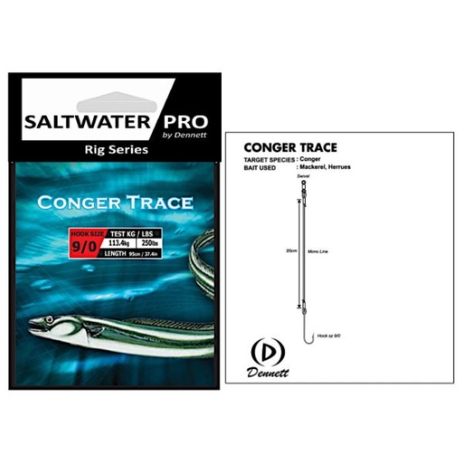 [TS-RCT70] CONGER TRACE 250lb MONO #7/0