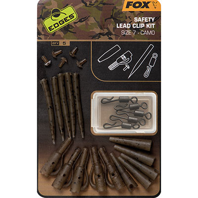[CAC780] Fox Safety Lead Clip Kit Size 7 Camo