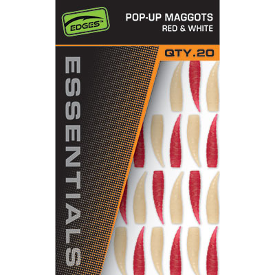 Fox Pop-up Maggots red & white