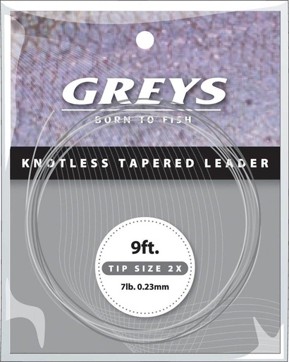 [1326008] Greys knotless tapered leader 6lb