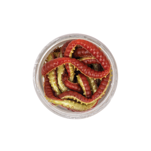 [1546775] Powerbait Honey worm red yellow