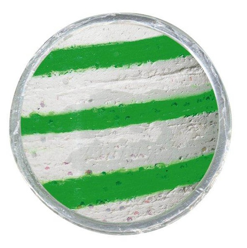 [1102743] Powerbait Trout dough glow green/white