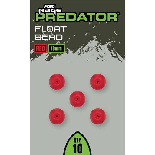 [FAC122] Fox Predator Float beads red
