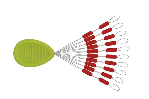 [FAC103] Fox Predator Float Stops Red 20pcs
