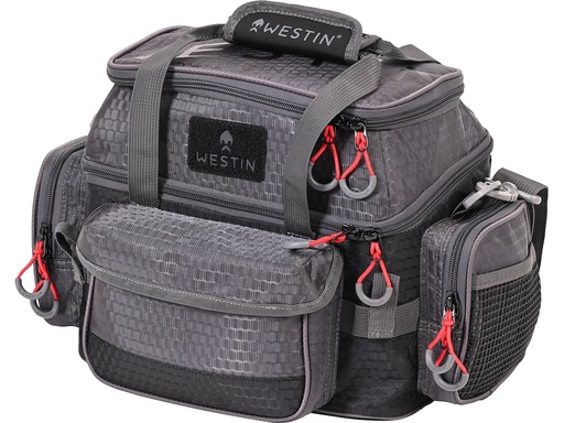 [A238-988-S] W4 LURE BAG PLUS 4 BOXES SMALL TITANIUM BLACK