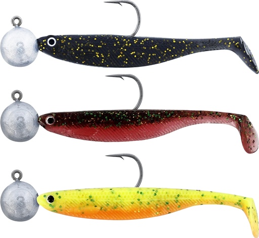 [P227-999-218] SHADTEEZ SLIM R 'N R 5CM 3G #4 DARK WATER MIX 17 3PCS