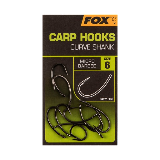 Fox Carp hooks curve shank