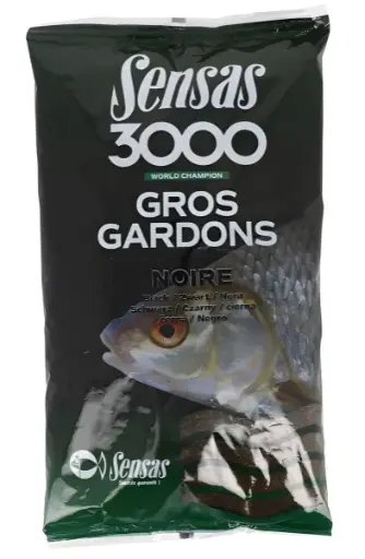 [S00232] 3000 GROS GARDONS BIG ROACH BLACK 1KG