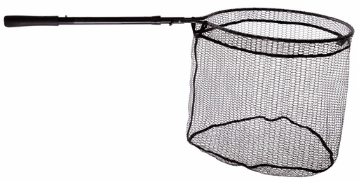 [S1-002-130] Rubberised landing net - automatic 130cm 50/45cm