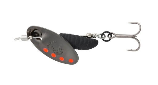 [SVS82458] Savage Gear Grub spinner 2.2g Sinking Silver Red Black