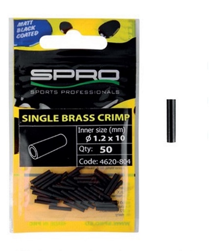 Single Crimps Tempered Black