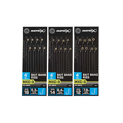 Matrix MXC-3 Bait Band Rigs 15cm/6ins 