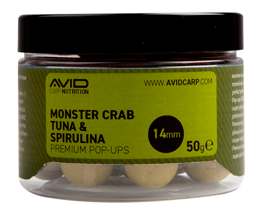 [A0650008] Avid Monster Crab Tuna and Spirulina Pop-ups - 14mm