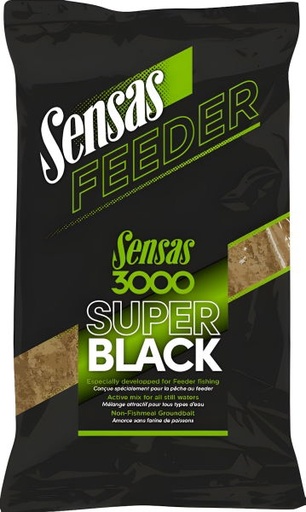 [S43731] SENSAS FEEDER 3000 SUPER BLACK