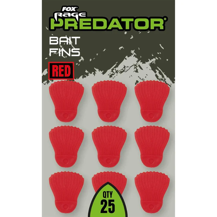[FAC104] Fox Predator Bait Fins Red x 25