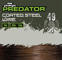 Fox Predator Coated Wire 49 Strand 10m