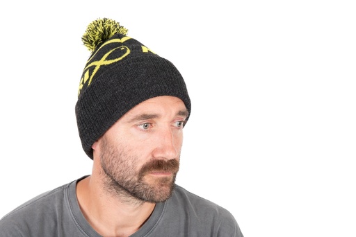 [GHH010] Lime & Grey Bobble Hat