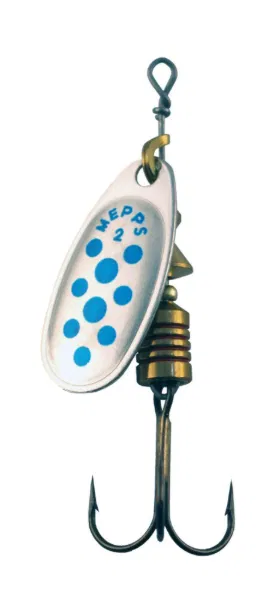 Mepps Comet Decoree - Silver/ Blue