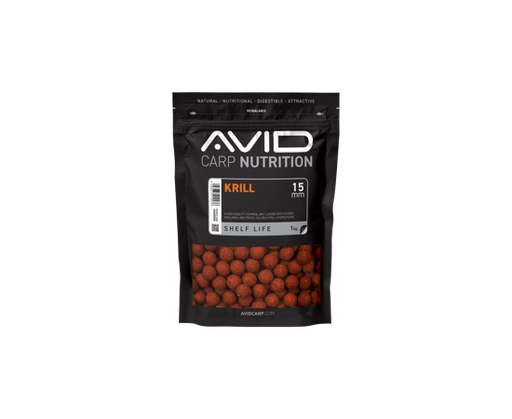 [A0650058] Avid Krill 15mm Boilies1kg