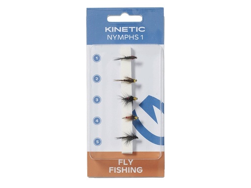 [E520-073-163] KINETIC NYMPF FLIES 1 5PCS