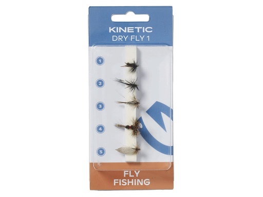 [E550-073-163] KINETIC DRY FLIES 1 5PCS