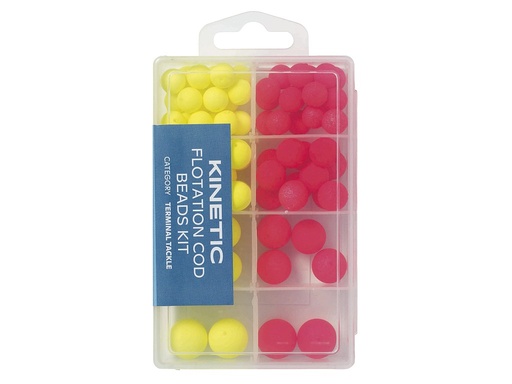 [F184-261-080] KINETIC FLOTATION COD BEADS KIT 72PCS