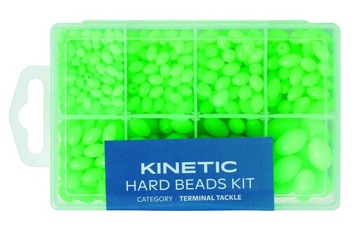 [F186-157-275] KINETIC HARD BEADS KIT GREEN/GLOW