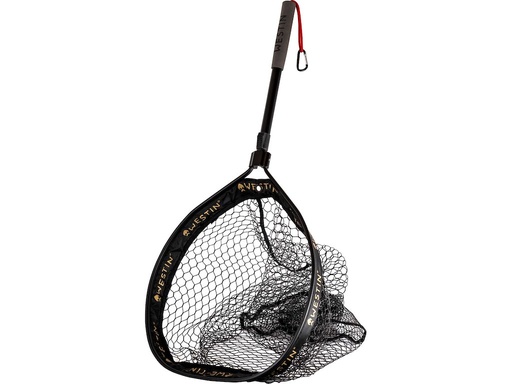 [A89-386-M] W3 CR FLOATING LANDING NET M 48W CM X 55L CM X 60 CM DEPTH - HANDLE LENGTH 34CM