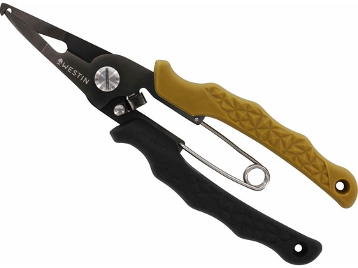 [H002-627-026] HD SPLIT RING PLIERS LARGE 16CM BLACK SAND 6 1/4"