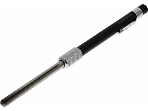 [H009-386-018] DIAMOND PEN HOOK SHARPENER SMALL 13CM BLACK 5 1/8"