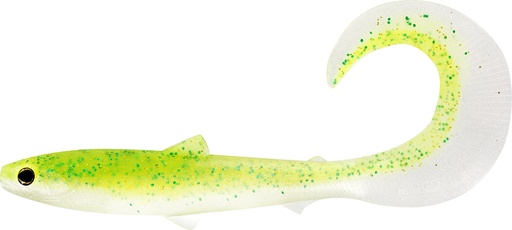 [P081-557-010] BULLTEEZ CURLTAIL 10CM 6G SPARKLING CHARTREUSE