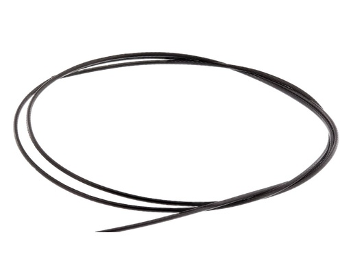 COATED STAINLESS STEEL 49-STRAND WIRE 5M BLACK