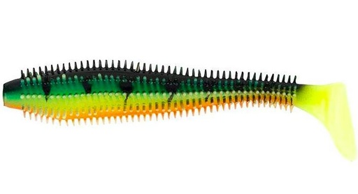 [NPK020] Fox Rage Spikey Shad 12cm x 35 UV FIRETIGER