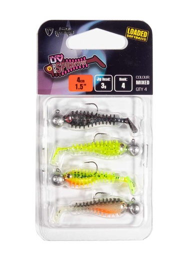 [NMC058] Fox Rage Ultra UV Micro Spikey Mixed Colour Loaded Lure Pack