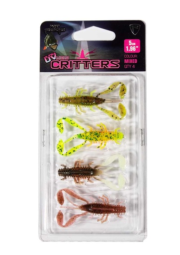 [NMC054] Fox Rage Ultra UV Micro Critter Mixed Colour Lure Pack