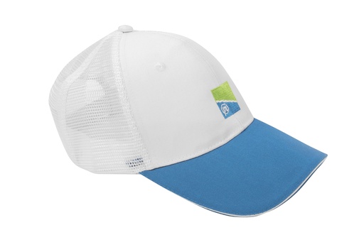 [P0200381] White Mesh Cap