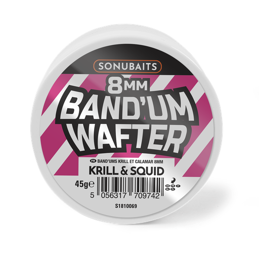 [S1810069] Sonubait Band'Um Wafters 8mm Krill & Squid