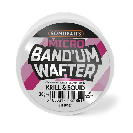 [S1810107] Sonubait Micro Band'Um Wafter Krill & Squid 30g