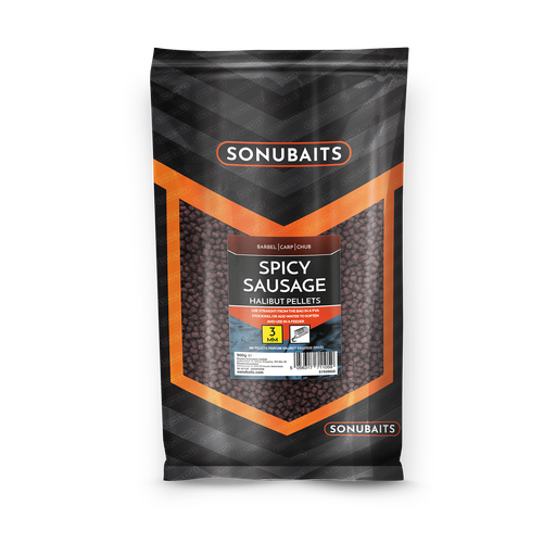 [S1920020] Spicy Sausage Halibut Pellets - 3Mm