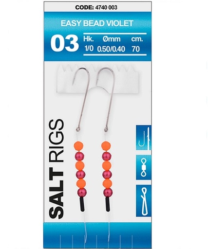 03 SALT RIG EASY BEAD VIOLET #1/0