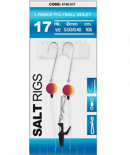 17 SALT RIG LR POLYBALL VIOLET #1/0