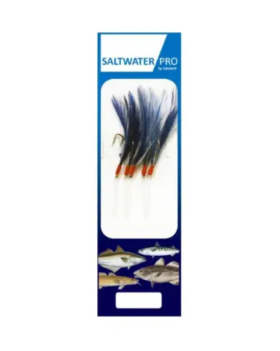 [R301] Saltwater Pro 5HK Blue & White Feathers 1/0
