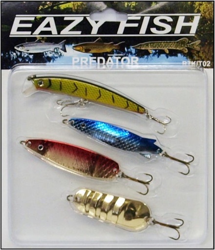[R7KIT02] EAZY FISH PREDATOR LURE PACK