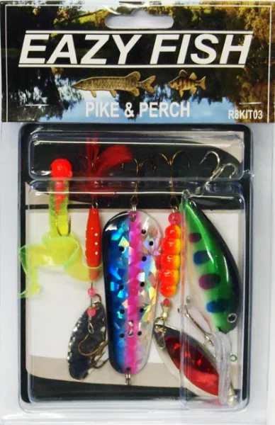 [R8KIT03] EAZY FISH PIKE & PERCH LURE PACK